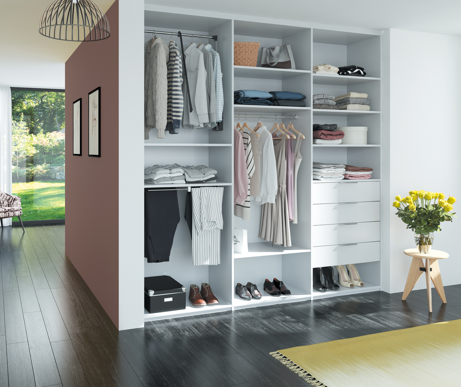 Dressing Simple Integré L'univers Ambiance Dressing - Galerie photos
